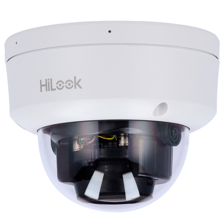 Cámara tipo Domo IP - Resolución: 6 MP, lente de 2.8-12 mm - Varifocal | Detección de movimiento, Hikvision gama Hilook