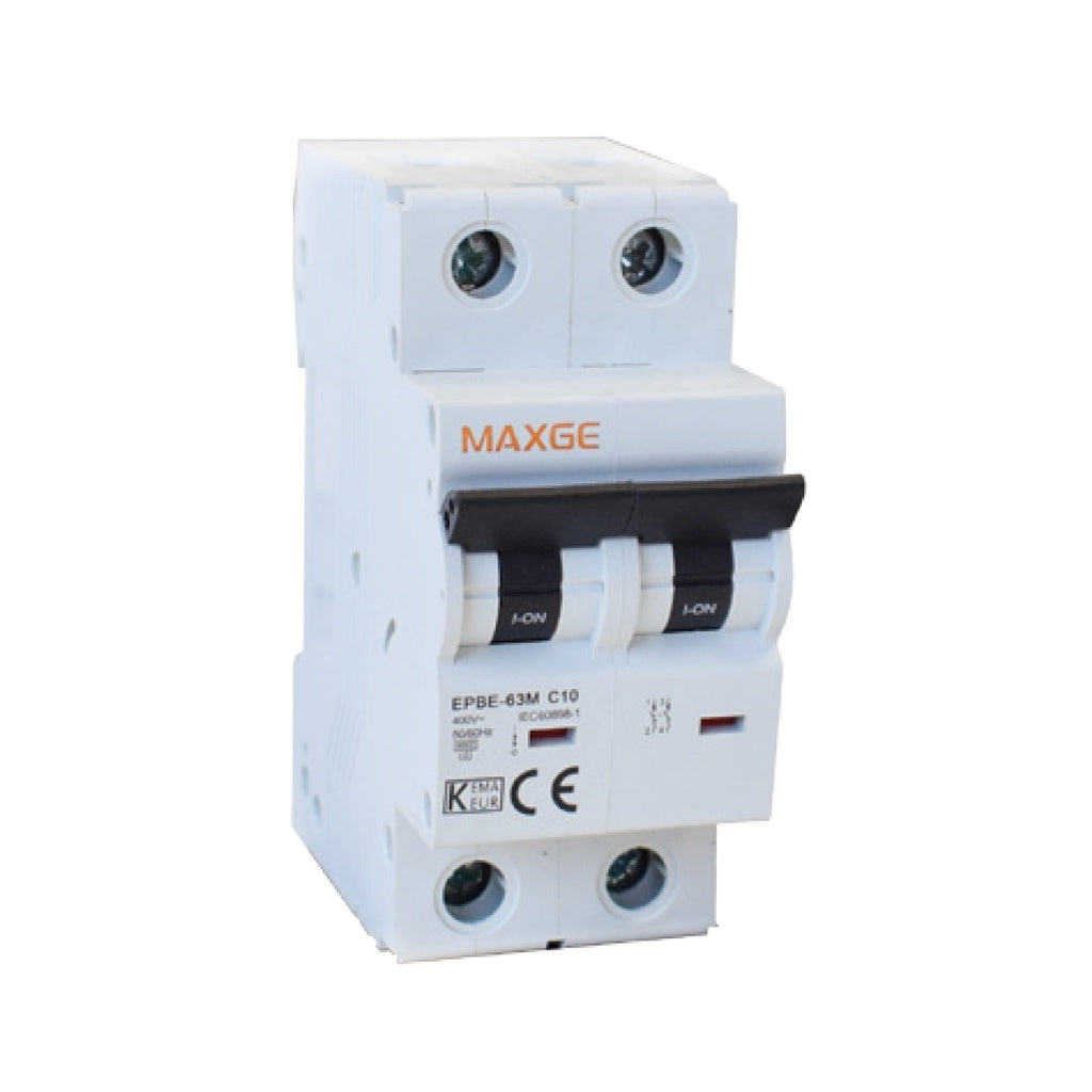 Interruptor magnetotermico 1P + N, corte a 6kA - Curva C, Maxge serie EPBE63M