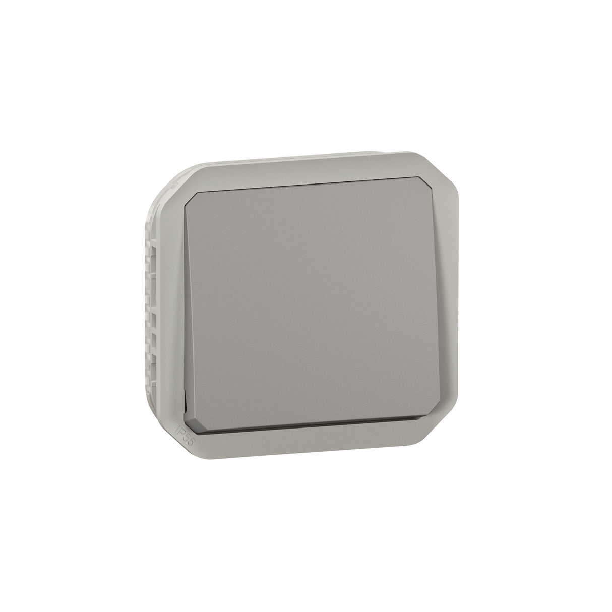 Pulsador NA Plexo modular - 10A - Gris