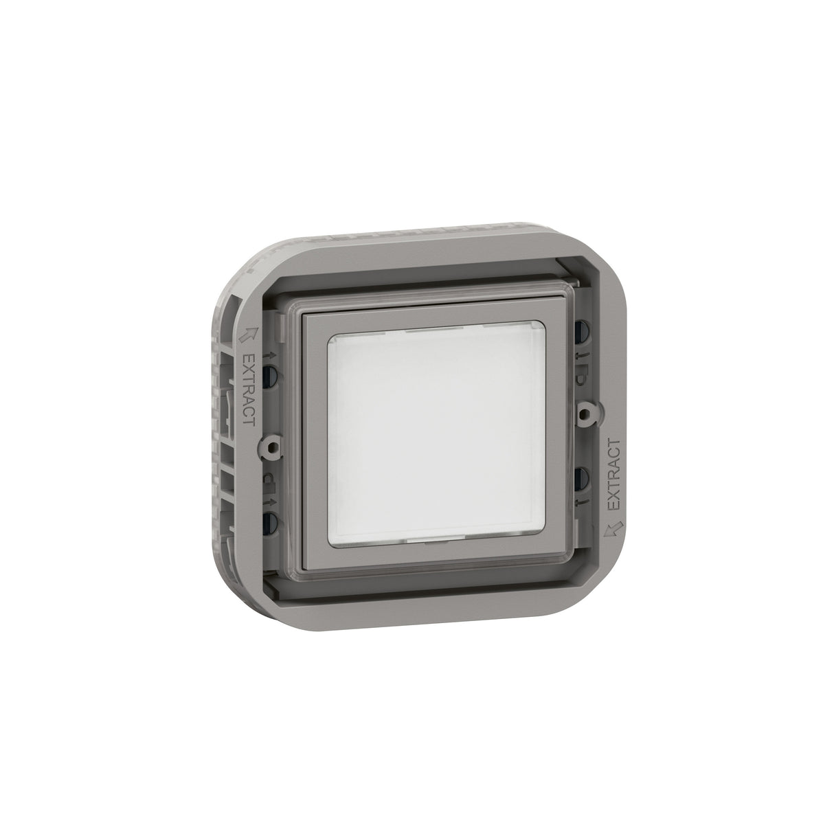 Piloto de balizado Plexo modular para lámpara E10 - 230V - Gris/Blanco