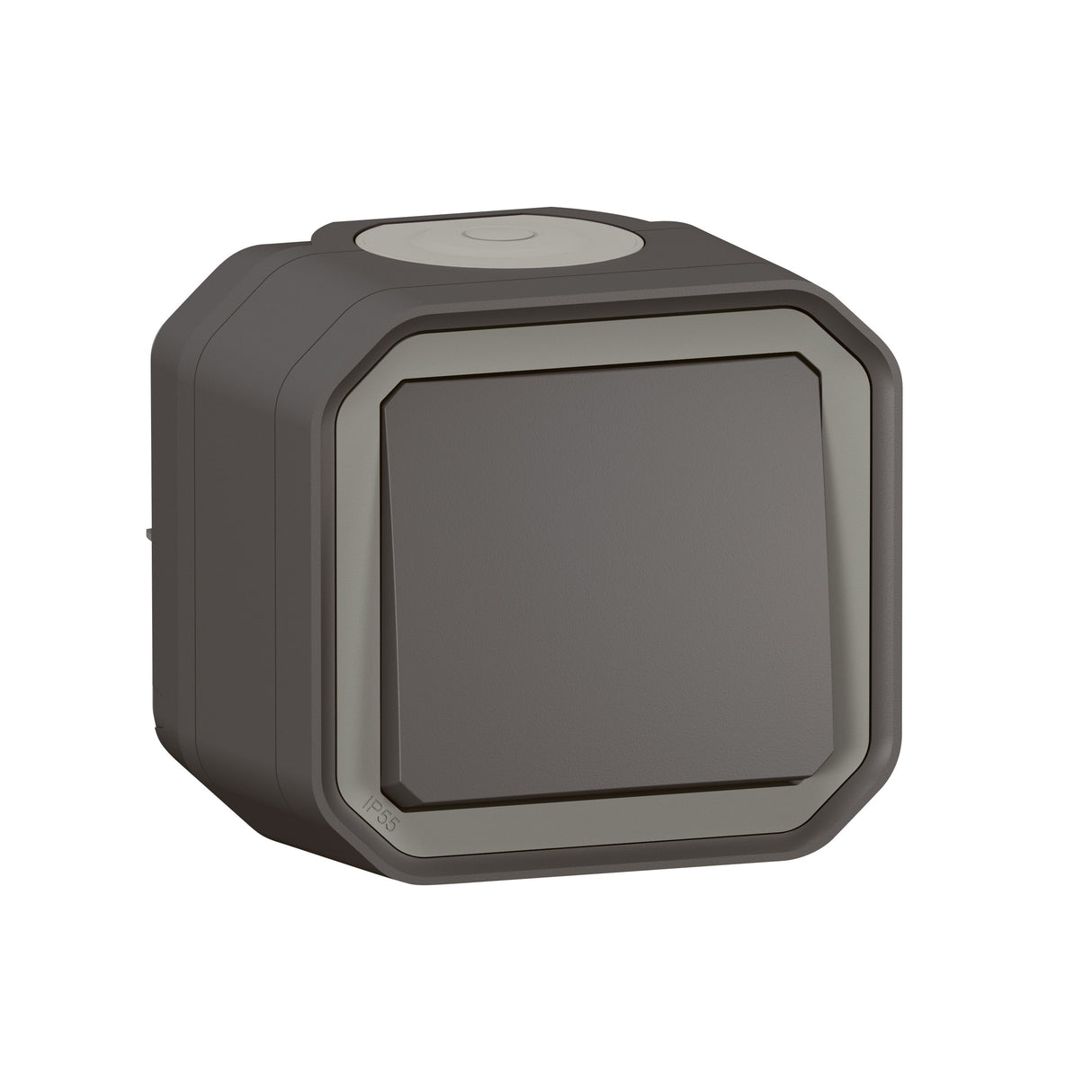 Conmutador Plexo monobloc superficie - 10AX - Antracita