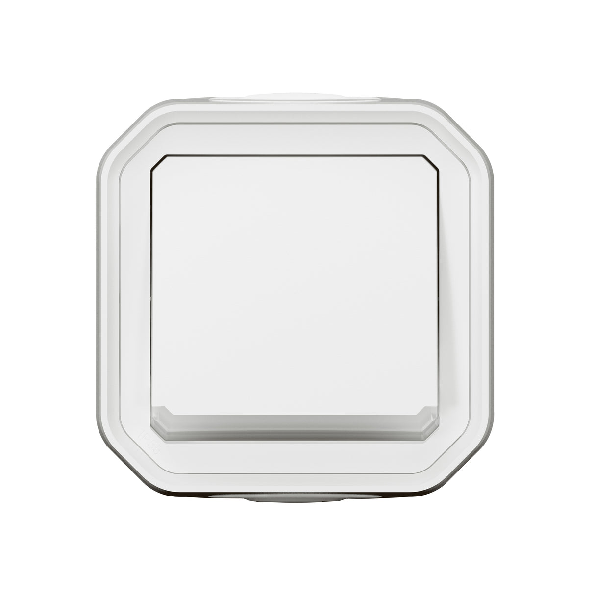 Pulsador luminoso NA Plexo monobloc empotrar - 10A - Blanco