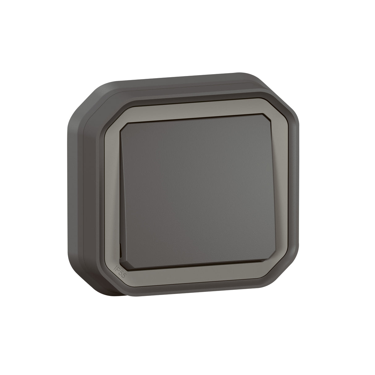 Conmutador Plexo monobloc empotrar - 10AX - Antracita