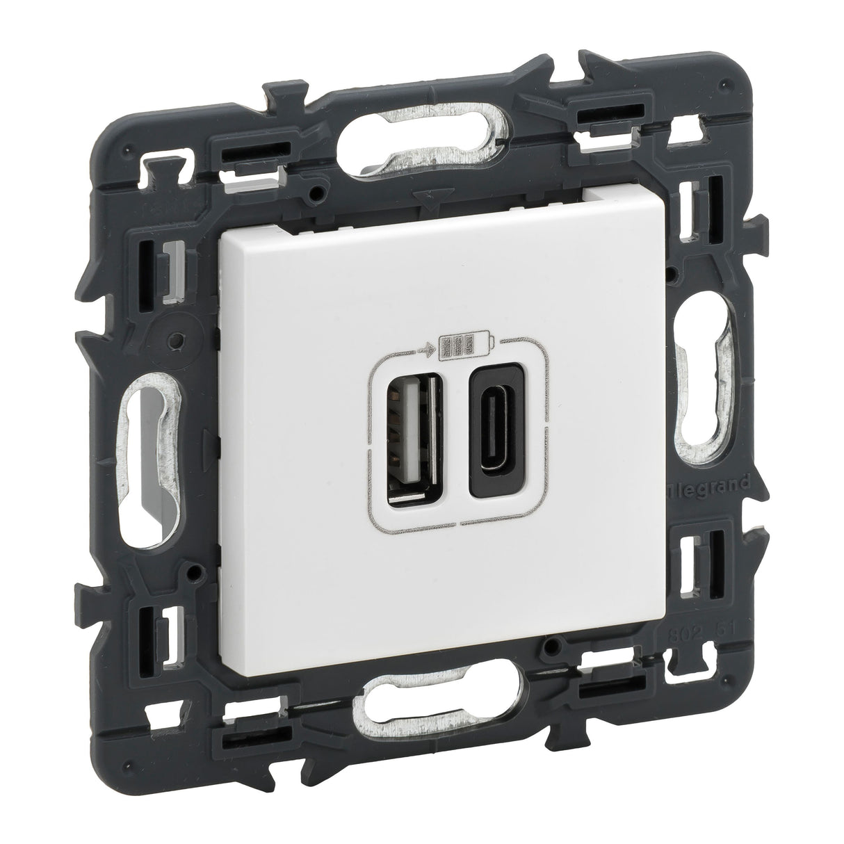 Cargador USB - 2 USB Tipo A+C - 3000mA - 15W