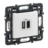 Cargador USB - 2 USB Tipo A+C - 3000mA - 15W