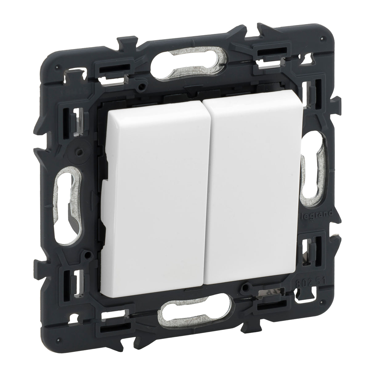 Interruptor - doble - unipolar - 10AX - 230V~