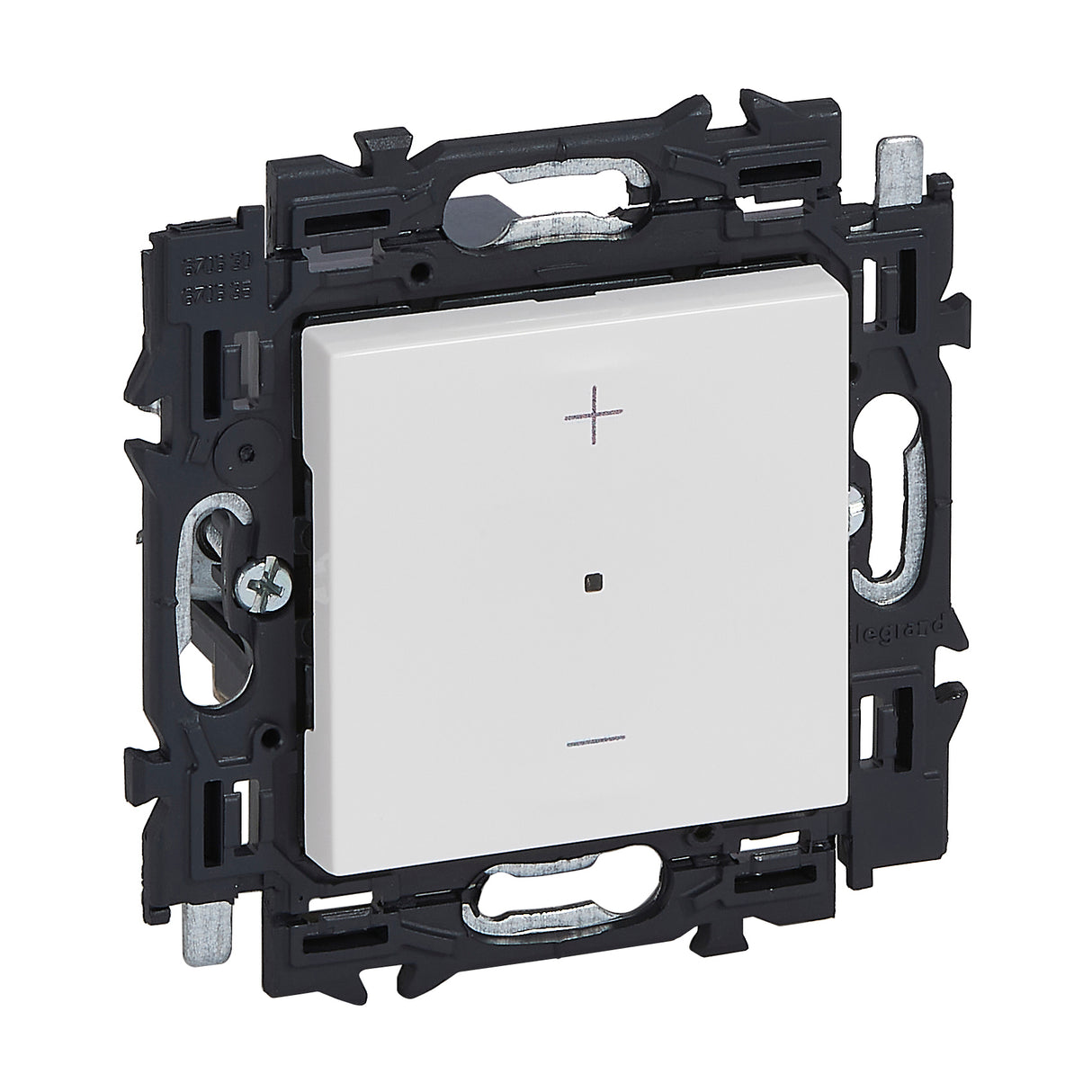 Regulador universal con pulsador con neutro hasta 150W - Blanco