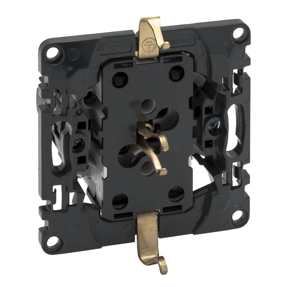 Base de corriente doble - 2x2P+T - borne auto - 16A - 250V~