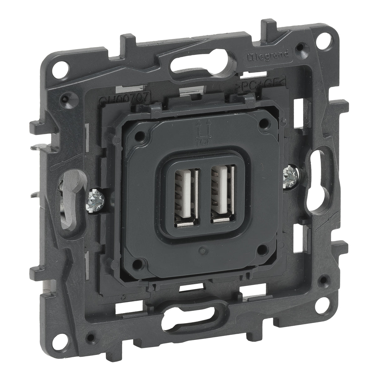 Base cargador doble USB - USB Tipo A +A
