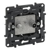 Toma de televisión TV-SAT única 1DB Legrand serie Niloé Step