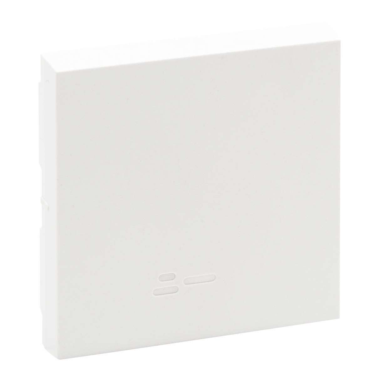 Tecla - Interruptor y conmutador con visor - Blanco mate