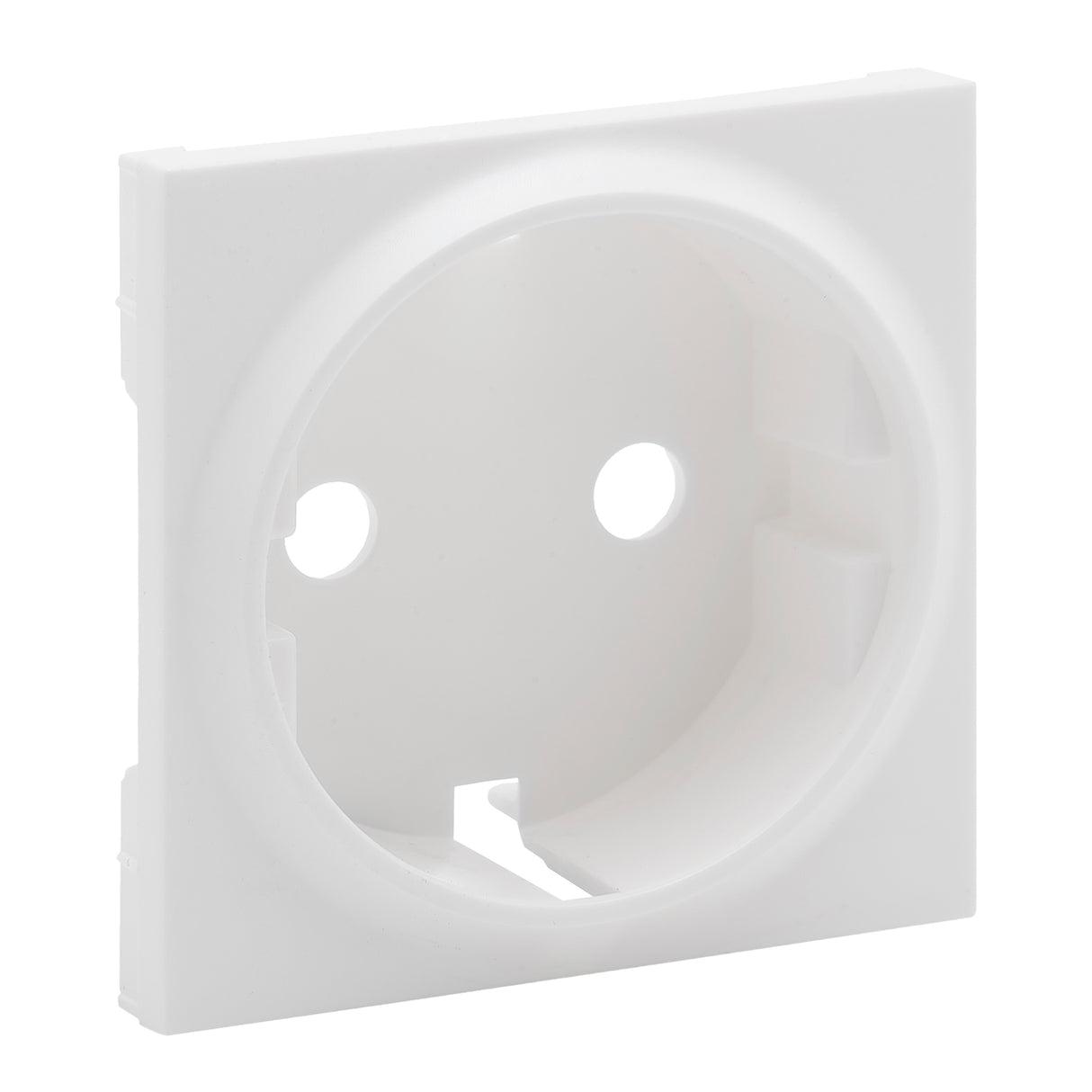 Frontal - Base de corriente 2P+T - Blanco mate