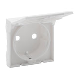 Tapa para enchufe,  con cubierta articulada 2 polos + tierra Legrand serie Niloé Step