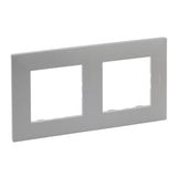 Marco para Interruptor y enchufe de 2 elementos, Legrand serie Niloé Step