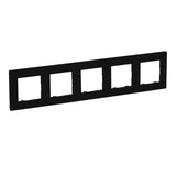 Marco para Interruptor y enchufe de 5 elementos, Legrand serie Niloé Step