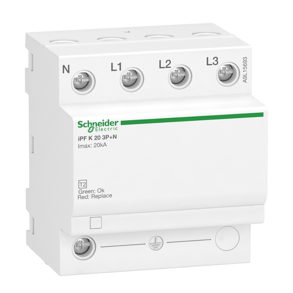 Limitador de sobretensiones transitorias tipo 2; Acti9 iPF K; 3P+N; 40 kA; 340V