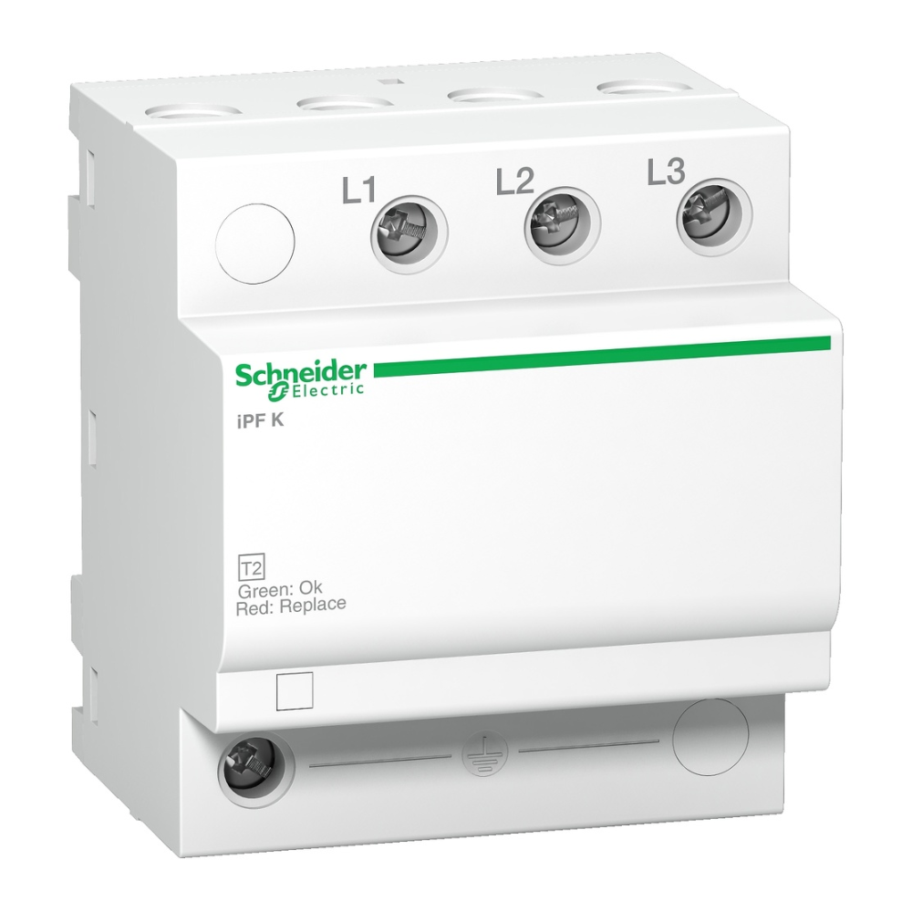 Limitador de sobretensiones transitorias tipo 2; Acti9 iPF K; 3P; 20 kA; 440V
