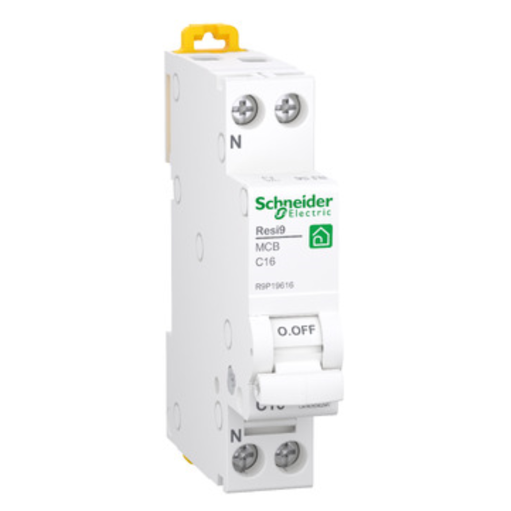 Interruptor Magnetotérmico estrecho, DPN Resi9, curva C, 6000A