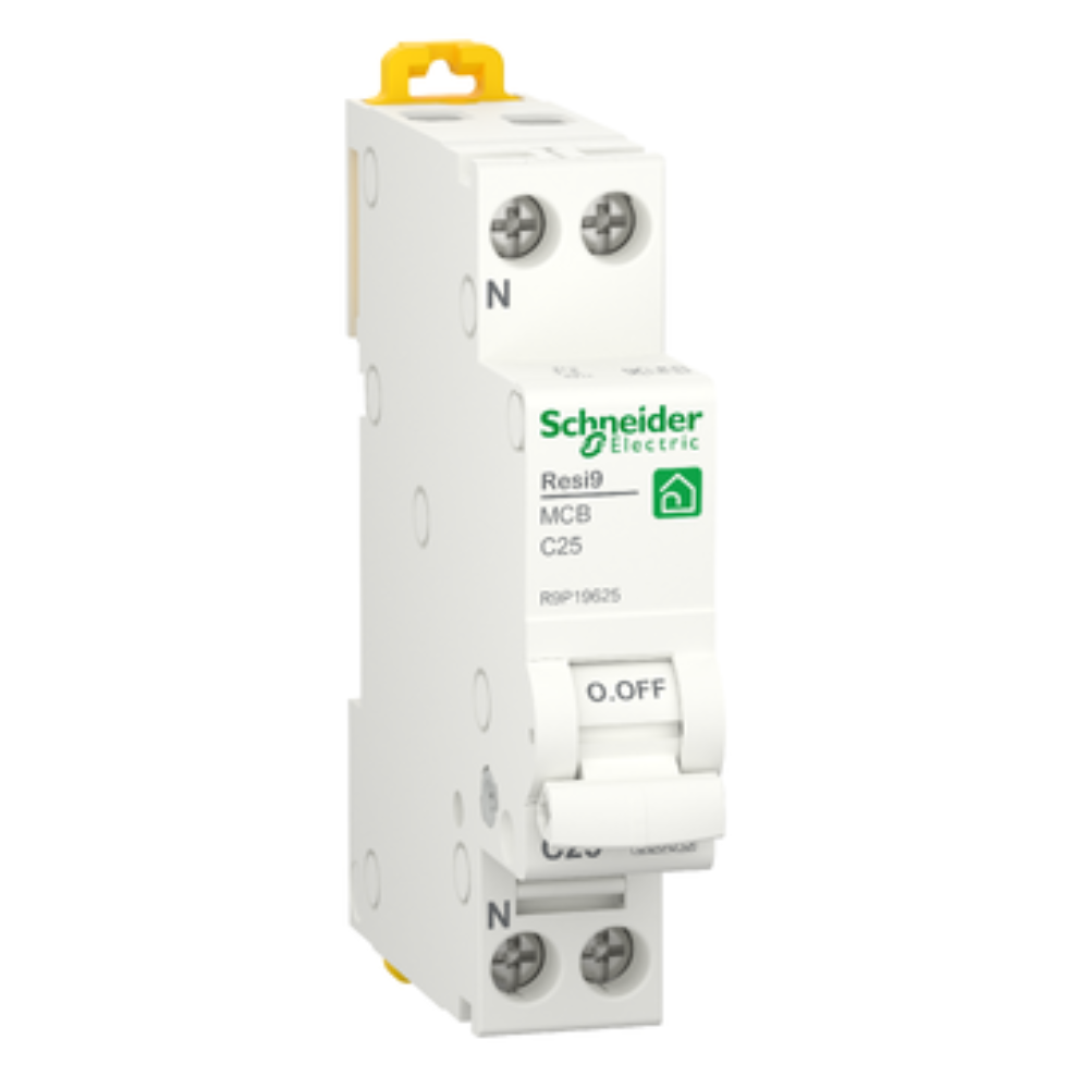 Interruptor Magnetotérmico estrecho, DPN Resi9, curva C, 6000A