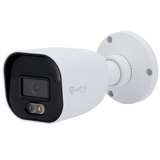 Cámara tipo Bullet IP - Resolución: 6 MP, lente de 2.8 mm - Gran Angular | Micrófono integrado, Safire Smart