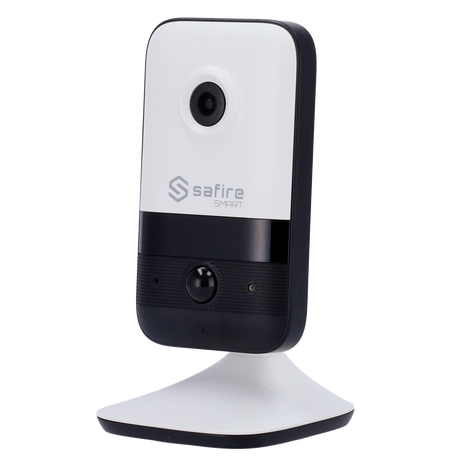 Cámara tipo Cube con Wi-Fi - Resolución: 4 MP, lente de 2,1 mm - 0 | Audio bidireccional, Safire Smart