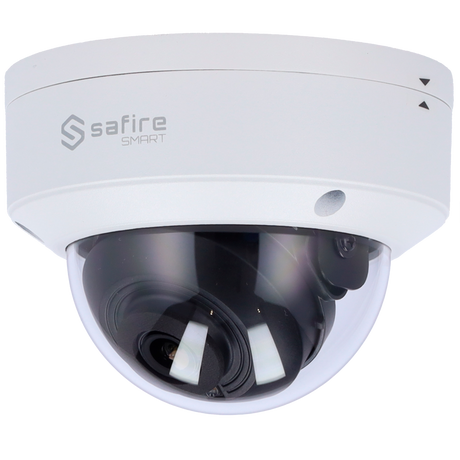 Cámara tipo Domo IP - Resolución: 4 MP, lente de 2.8 mm - Gran Angular | , Safire Smart