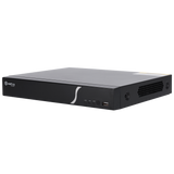 Grabador NVR de 8 canales IP + 8 puertos PoE - Resolución hasta 8 Mpx | Ancho de banda 80Mbps, Safire Smart