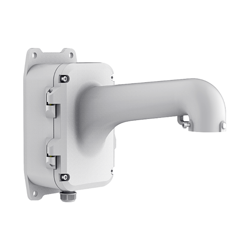 Soporte de pared para cámaras domo uso en exterior, Incluye caja de conexión SF-WALLJBOX-0311
