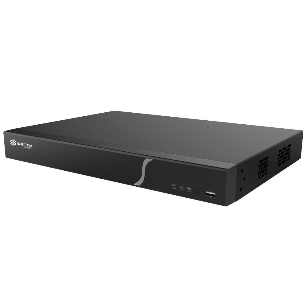 Grabador analógico XVR de 8 canales + 8 IP - Resolución máxima 4K, Safire Smart