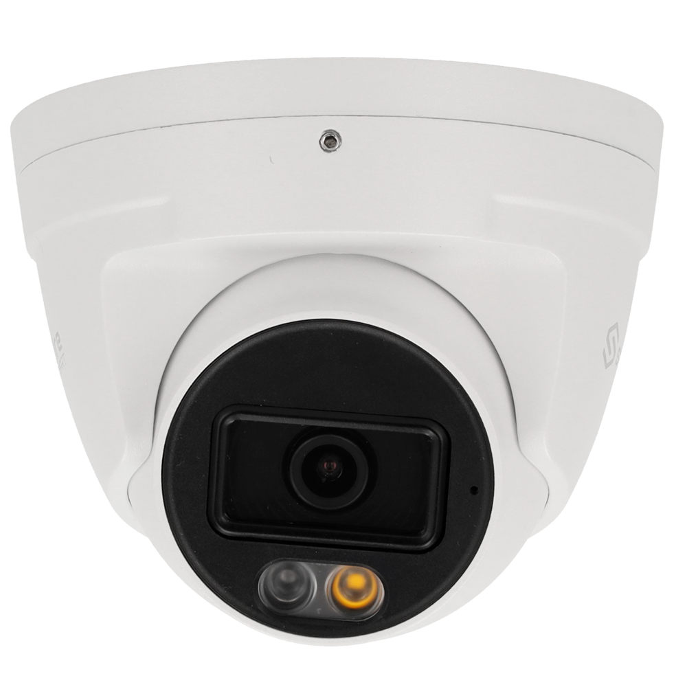 Cámara tipo Turret IP - Resolución: 6 MP, lente de 2.8 mm - Gran Angular | Micrófono integrado, Safire Smart
