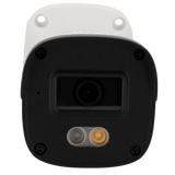 Cámara tipo Bullet IP - Resolución: 4 MP, lente de 2.8 mm - Gran Angular | Detección de movimiento, Safire Smart
