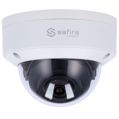 Cámara tipo Domo IP - Resolución: 4 MP, lente de 2.8 mm - Gran Angular | , Safire Smart