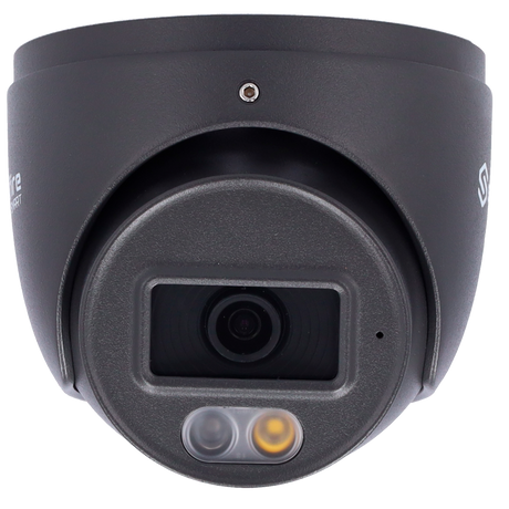 Cámara tipo Turret IP - Resolución: 1 MP, lente de 2.8 mm - Gran Angular | Detección de movimiento - color gris, Safire Smart