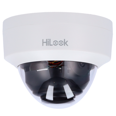 Cámara tipo Domo IP - Resolución: 2 MP, lente de 2.8 mm - Gran Angular, Hikvision gama Hilook
