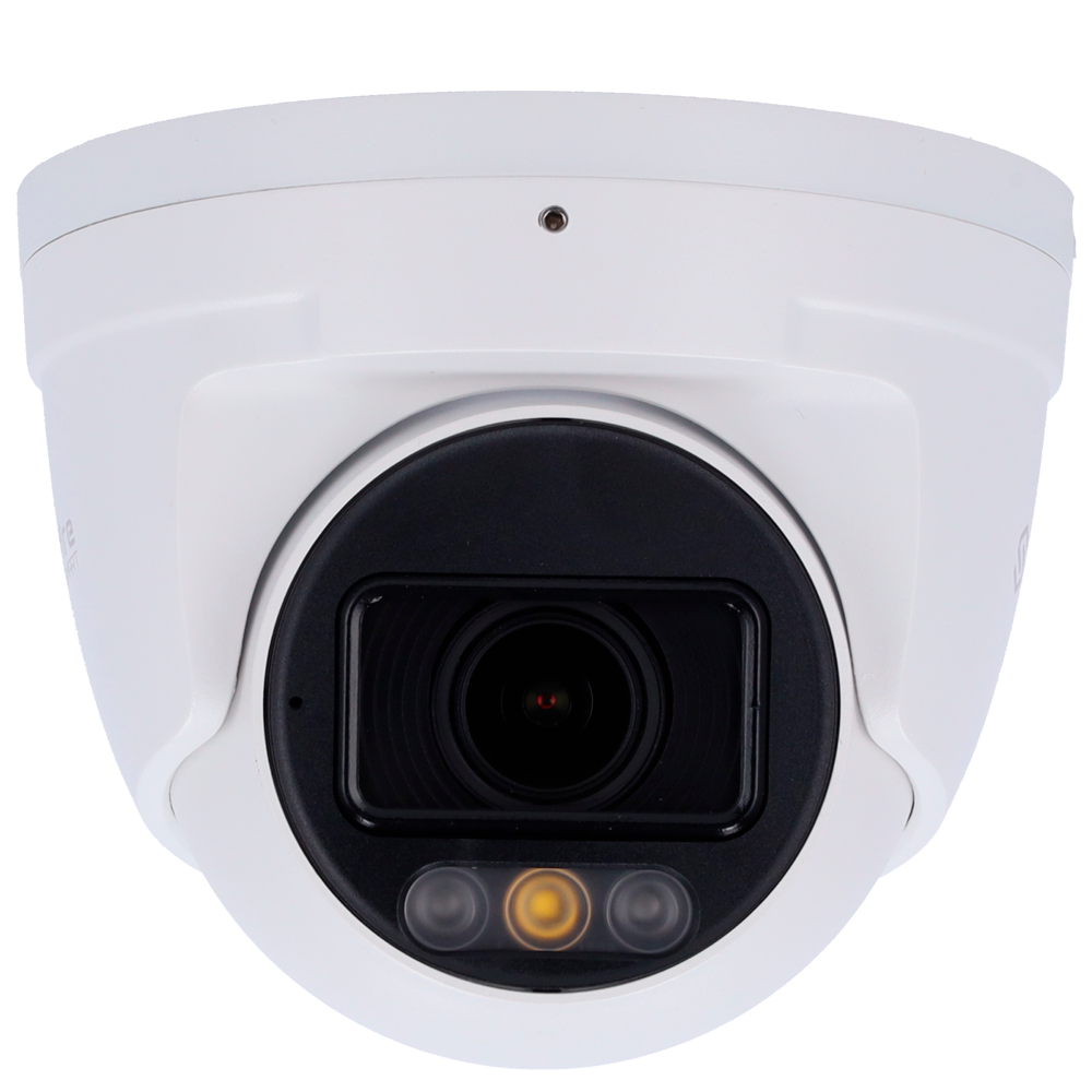 Cámara tipo Turret IP - Resolución: 4 MP, lente de 2.8 mm - Gran Angular | Lente motorizada, Safire Smart