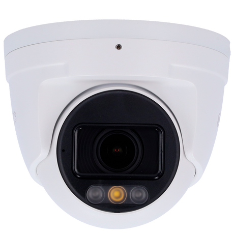 Cámara tipo Turret IP - Resolución: 4 MP, lente de 2.8 mm - Gran Angular | Lente motorizada, Safire Smart