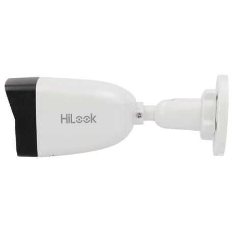 Cámara tipo Bullet IP - Resolución: 4 MP, lente de 2.8 mm - Gran Angular | Detección de movimiento, Hikvision gama Hilook