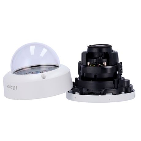 Cámara tipo Domo IP - Resolución: 4 MP, lente de 2.8-12 mm - Varifocal | Detección de movimiento, Hikvision gama Hilook