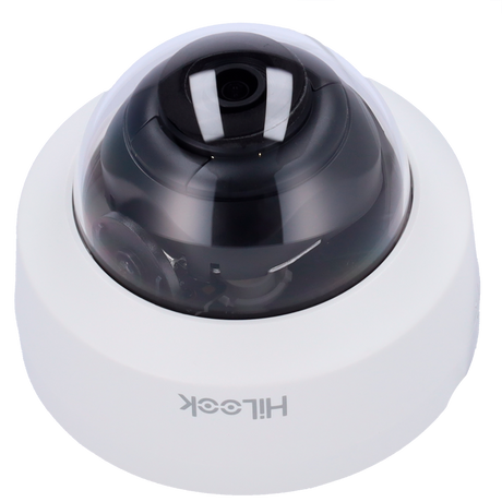 Cámara tipo Domo IP - Resolución: 2 MP, lente de 2.8 mm - Gran Angular, Hikvision gama Hilook