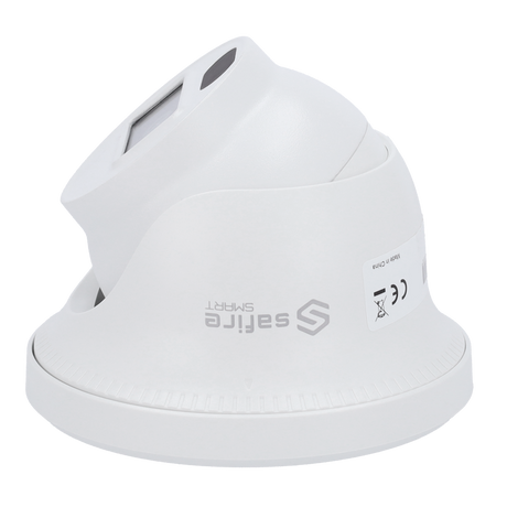 Cámara tipo Turret IP - Resolución: 1 MP, lente de 2.8 mm - Gran Angular | Detección de movimiento, Safire Smart
