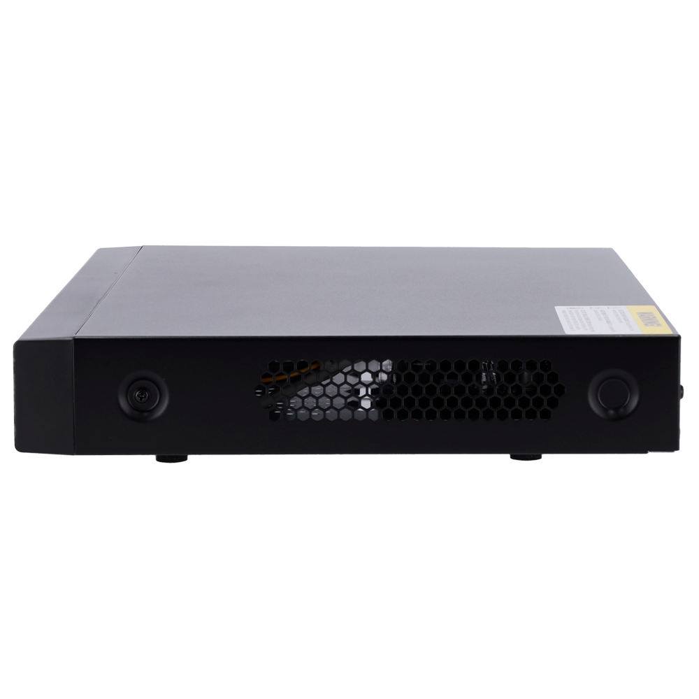Grabador NVR de 8 canales IP + 8 puertos PoE - Resolución hasta 8 Mpx | Ancho de banda 80Mbps, Safire Smart