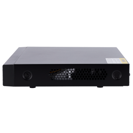 Grabador NVR de 8 canales IP + 8 puertos PoE - Resolución hasta 8 Mpx | Ancho de banda 80Mbps, Safire Smart