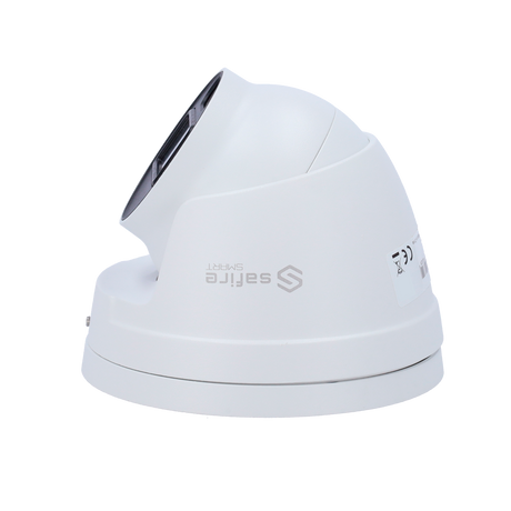 Cámara tipo Turret IP - Resolución: 8 MP, lente de 2.8 mm - Gran Angular | Micrófono integrado, Safire Smart