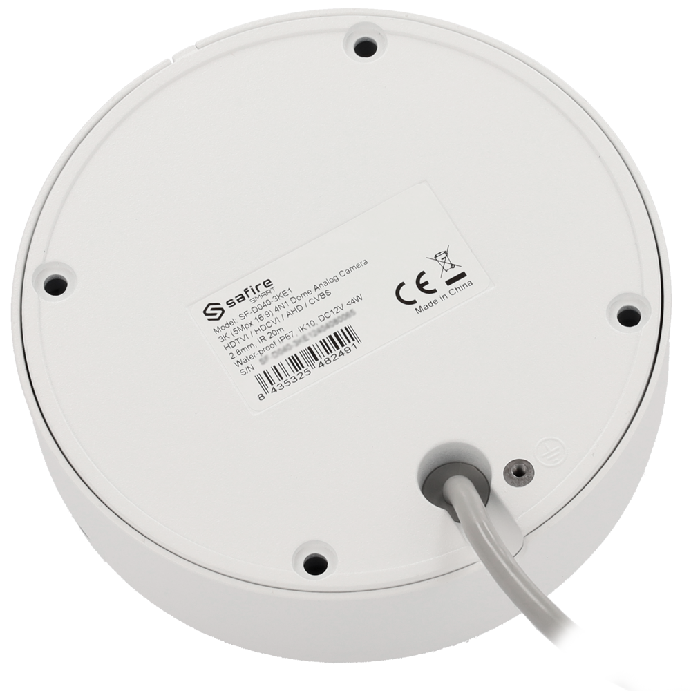 Cámara Domo 4 en 1, SF-D040-3KE1 Impermeable IP67