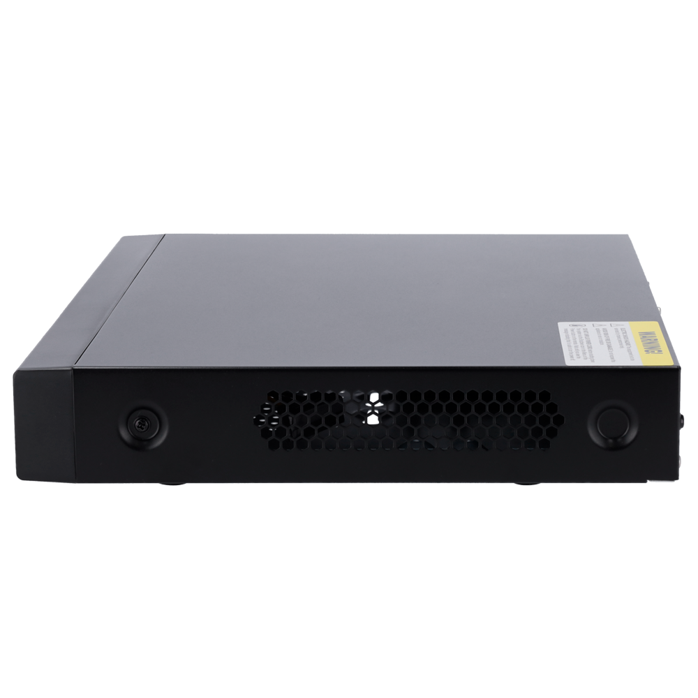 Grabador NVR IP de 4 canales + 4 puertos PoE - Resolución hasta 8 Mpx | Ancho de banda 80Mbps, Safire Smart