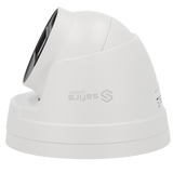 Cámara tipo Turret IP - Resolución: 6 MP, lente de 2.8 mm - Gran Angular | Micrófono integrado, Safire Smart