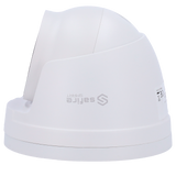 Cámara tipo Turret IP - Resolución: 4 MP, lente de 2.8 mm - Gran Angular | Lente motorizada, Safire Smart