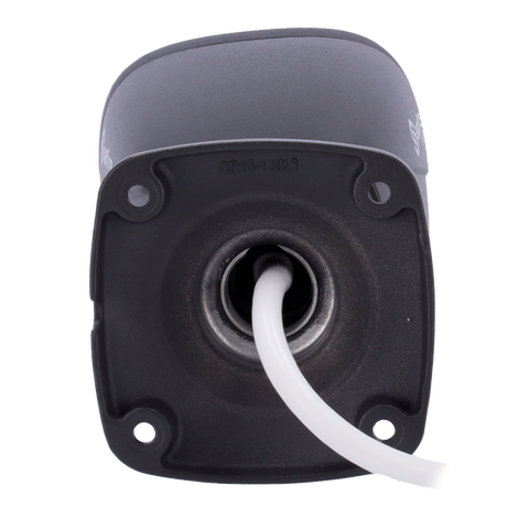 Cámara tipo Bullet IP - Resolución: 4 MP, lente de 2.8 mm - Gran Angular | Detección de movimiento - en color gris, Safire Smart