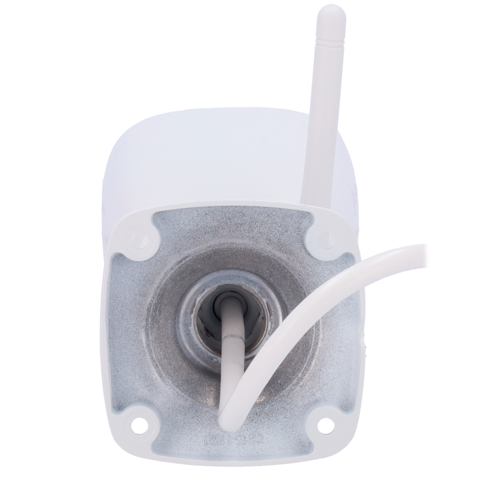 Cámara tipo Bullet con Wi-Fi - Resolución: 4 MP, lente de 2.8 mm - Gran Angular | Entrada de audio, Safire Smart