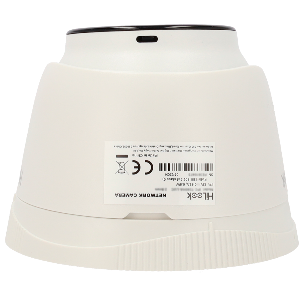 Cámara tipo Turret IP - Resolución: 4 MP, lente de 2.8 mm - Gran Angular | Detección de movimeinto, Hikvision gama Hilook